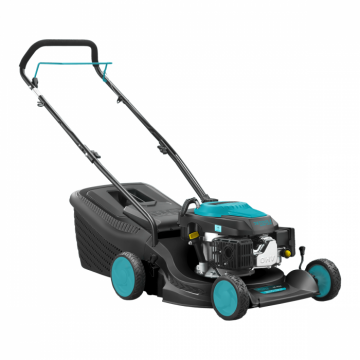 Masina de tuns gazon, pe benzina, Detoolz DZM104, 2.6kW, 6 Trepte inaltime, Latime taiere 398mm, Punte 16  , 146CC, Capacitate colectare 40L