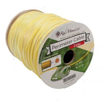 Cablul perimetral din cupru cositor Robot de Tuns Iarba 3.4mm x 250m, Cupru stanat, Red Mountain