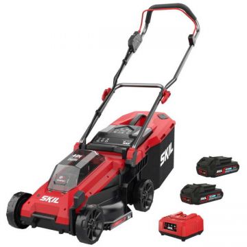 Skil Masina de tuns iarba, SKIL 0130 BA, 34cm, Brushless, cu acumulatori si incarcator