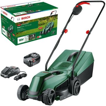 BOSCH Bosch EasyMower 18V-32-200 masina de tuns iarba cu acumulatori 18 V | 320 mm | 200 m² | Cu perii | 1 x 4 Ah acumulator + incarcator