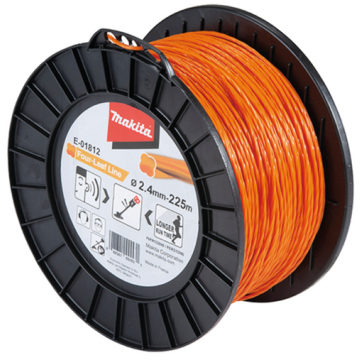 Fir nylon Makita E-01812, 2.4mm x 225m (Portocaliu)