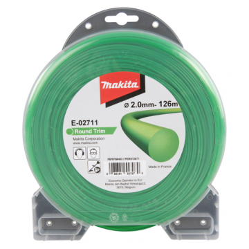 Fir nylon Makita E-02711, 2.0mm x 126m (Verde)
