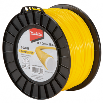 Fir nylon Makita E-02858, 3.0 mm x 168 m (Galben)