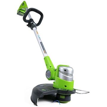 GREENWORKS Trimmer electric Greenworks, G24LT30M, 24V, cu acumulator Li-ion, Verde