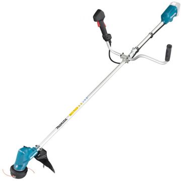 Makita Trimmer electric Makita DUR190UZX3, latime lucru 30 cm, turatie 6000 rpm, 3 viteze, acumulator neinclus