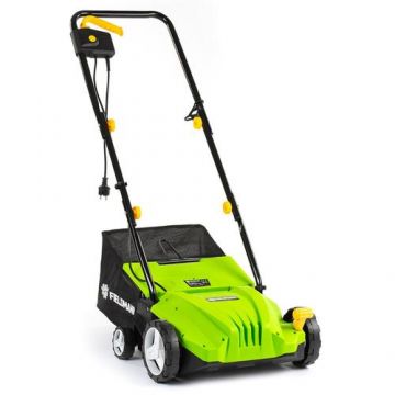 Scarificator/Aerator Electric Fieldmann FZV 2004-E, 1500 W, Latime de lucru 32 cm, 40 L (Negru/Verde)
