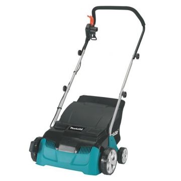 Scarificator electric Makita UV3200, 1300 W, Latime de taiere 32 cm, Cos colector 30 L (Negru/Albastru)