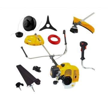 7.5cp *SUPER* Motocoasa pe benzina 2t timpi 58cc, 7.5cp, 10.000rpm, easy-start Campion® CMP1544 HOLZ Germany