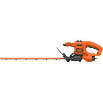Black & Decker Foarfeca electrica pentru tuns gard viu Black & Decker BEHT251, lungime lama 50 cm, putere 450W, alimentare 230V, grosime crengi pana la 18 mm, Portocaliu-Negru