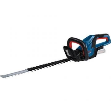 BOSCH Foarfeca pentru gard viu GHE 18V-60, Bosch, fara acumulator, 18 V, viteze taiere 1.500 rot/min, Albastru
