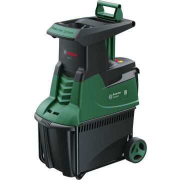 BOSCH Tocator silentios de resturi vegetale Bosch AXT 22 D, 0600803003, 2200 W, capacitate taiere 38 mm, Verde-Negru