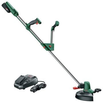 BOSCH Trimmer de tuns gazon/iarba pe acumulator Bosch UniversalGrassCut 18, 18 V, diametru taiere 26 cm, maner telescopic 120 - 140 cm