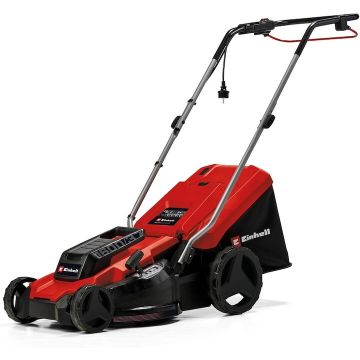 Einhell Masina de tuns gazon/iarba electrica Einhell GC-EM 1600/37, putere 1600 W, latime taiere 37 cm, inaltimii de taiere 20 - 60 mm, 5 trepte de taiere, sac colector 38 L