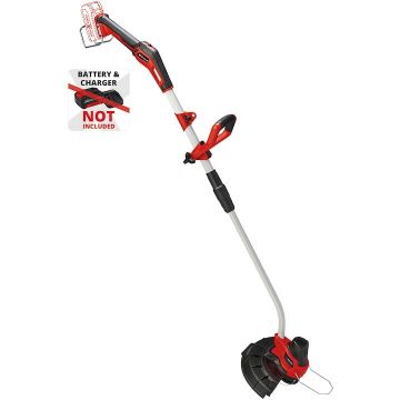 Einhell Trimmer de tuns gazon/iarba pe acumulator Einhell Power-X-Change GE-CT 18/33 Li- SOLO, 18 V, 33 cm diametru taiere, 2 mm grosime fir,protectie flori, fara acumulator si incarcator in setul de livrare