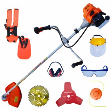 Motocoasa Belarus BK52-E, Rusia, 5.2CP, Pachet 7 Accesorii + Ham Dublu , Pachet Protectie