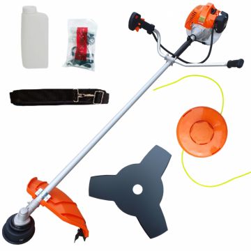 Motocoasa de umar pe benzina ZID Rusia Profi, 5CP, 16.000 RPM, taiere disc + fir