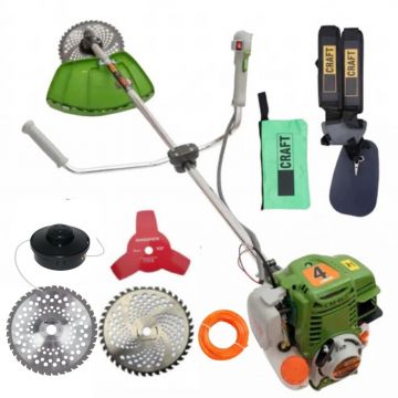 Motocoasa pe benzina 4 timpi T5600, 8.5CP, Stromo-CRAFT model 2026, 58cc, 12.000rpm, 6 accesorii incluse BY CAMPION GERMANY