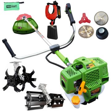 Motocoasa ProCraft 4350 Germany , 6CP, Cultivator + Prasitoare