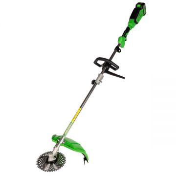 Motocoasa (Trimmer) Electric Micul Fermier MF-MX1010, 20V, 2 Acumulatori 4Ah, Maner Simplu, Motor fara Perii