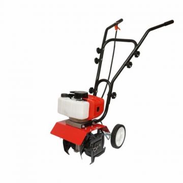 Motocultor pe benzina cu roti, 8.5CP, motor 2T, 300mm latime, Accesorii incluse