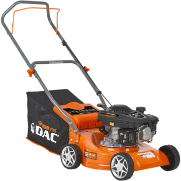 Ruris Masina de tuns iarba pe benzina Ruris Dac 100XLS, putere 3.3 CP, 131 CC, 4 timpi, 40 cm latime taiere, 5 trepte de taiere, inaltime taiere 25 - 55 mm, sac colector 45 L, functie de colectare/ evacuare spate