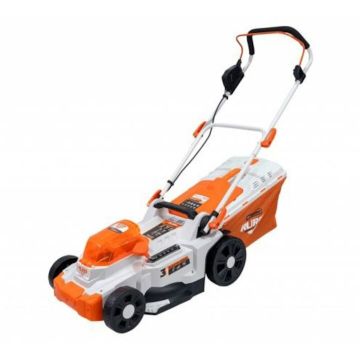 Ruris Masina pentru tuns gazon pe acumulator RXI3744e, 2x20V, latime lucru 370 mm, inaltime taiere 25-75 mm, cos 35 litri, fara acumulator/incarcator