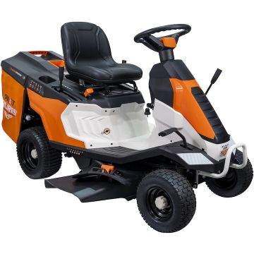 Ruris Tractor de tuns gazon RURIS, RX PILOT, 001M, 9.5 CP, motor Loncin, Negru-portocaliu