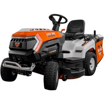 Ruris Tractoras de tuns gazon/iarba pe benzina Ruris RX Explorer 1500M, putere 15 CP, motor Loncin, latime lucru 980 mm, inaltime taiere 30 - 90 mm, 7 trepte de taiere, 5+1 viteze, sac colector 250 L, functii: colectare